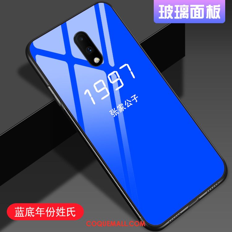 Étui Oneplus 7 Téléphone Portable Incassable Protection, Coque Oneplus 7 Verre Créatif