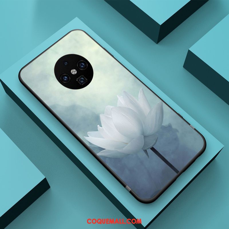 Étui Oneplus 7t Créatif Noir Gaufrage, Coque Oneplus 7t Style Chinois Vent