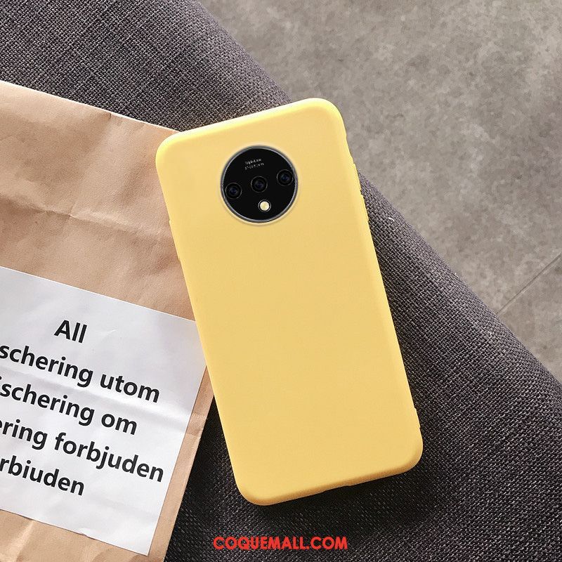 Étui Oneplus 7t Légères Couleur Unie Incassable, Coque Oneplus 7t Téléphone Portable Silicone