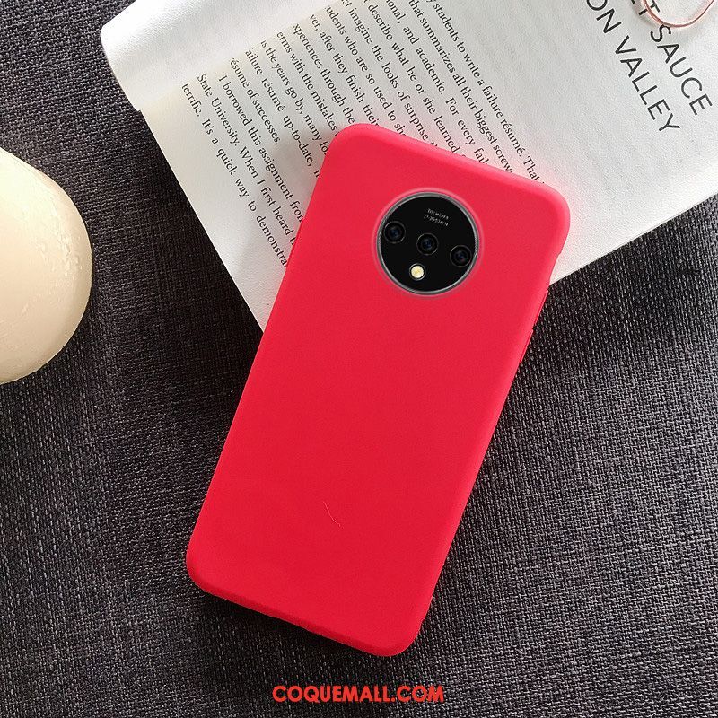 Étui Oneplus 7t Légères Couleur Unie Incassable, Coque Oneplus 7t Téléphone Portable Silicone