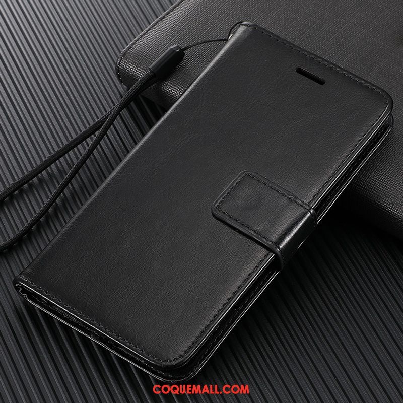 Étui Oneplus 7t Membrane Tout Compris Fluide Doux, Coque Oneplus 7t Cuir Modèle Fleurie