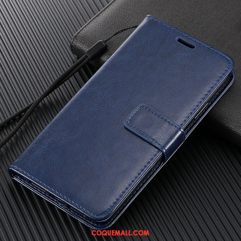 Étui Oneplus 7t Membrane Tout Compris Fluide Doux, Coque Oneplus 7t Cuir Modèle Fleurie