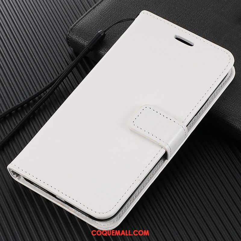 Étui Oneplus 7t Membrane Tout Compris Fluide Doux, Coque Oneplus 7t Cuir Modèle Fleurie