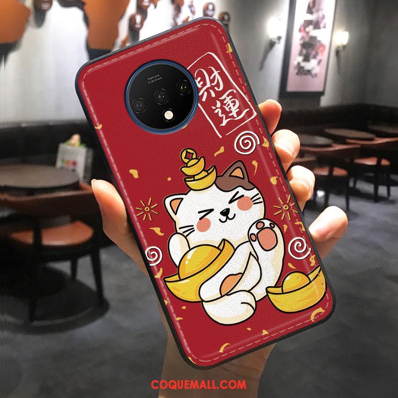 Étui Oneplus 7t Nouveau Téléphone Portable Chat, Coque Oneplus 7t Tout Compris Rat