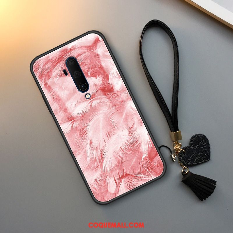 Étui Oneplus 7t Pro Net Rouge Verre Téléphone Portable, Coque Oneplus 7t Pro Ciel Étoilé Silicone