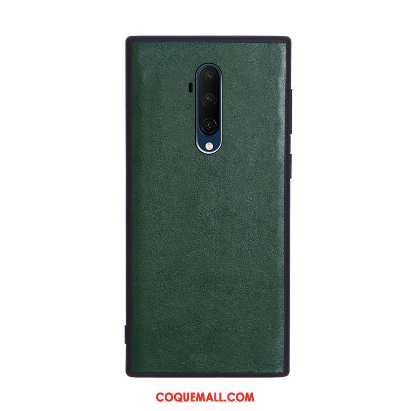 Étui Oneplus 7t Pro Protection Rouge Tout Compris, Coque Oneplus 7t Pro Vintage Simple