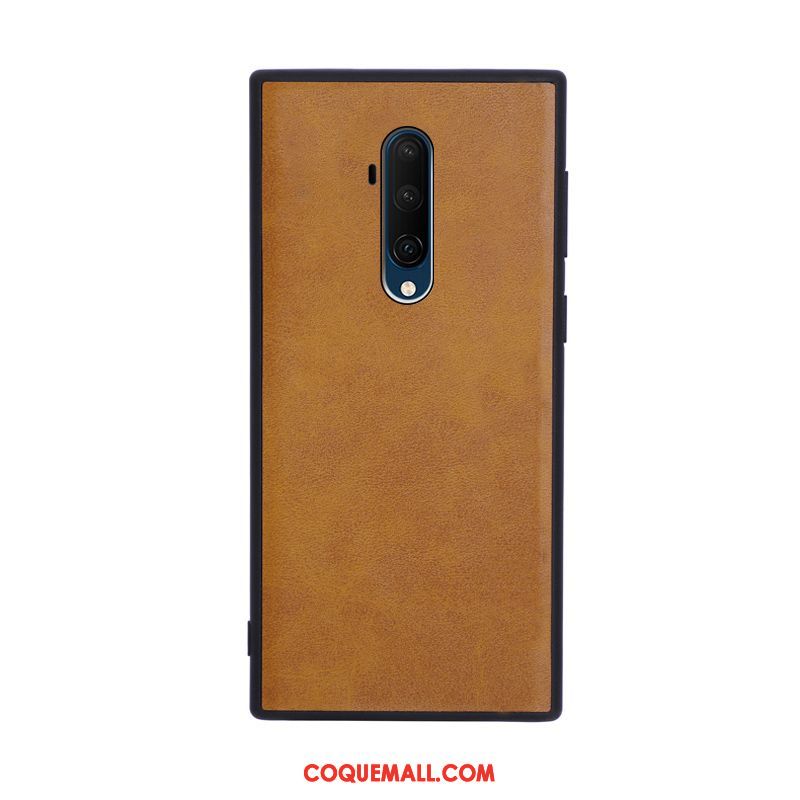 Étui Oneplus 7t Pro Protection Rouge Tout Compris, Coque Oneplus 7t Pro Vintage Simple