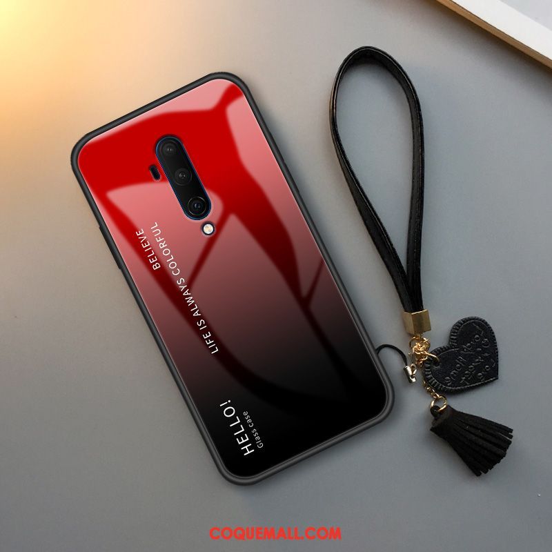 Étui Oneplus 7t Pro Silicone Personnalité Fluide Doux, Coque Oneplus 7t Pro Verre Incassable