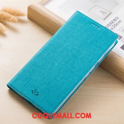 Étui Oneplus 7t Pro Tissu Téléphone Portable Modèle Fleurie, Coque Oneplus 7t Pro En Cuir Bleu