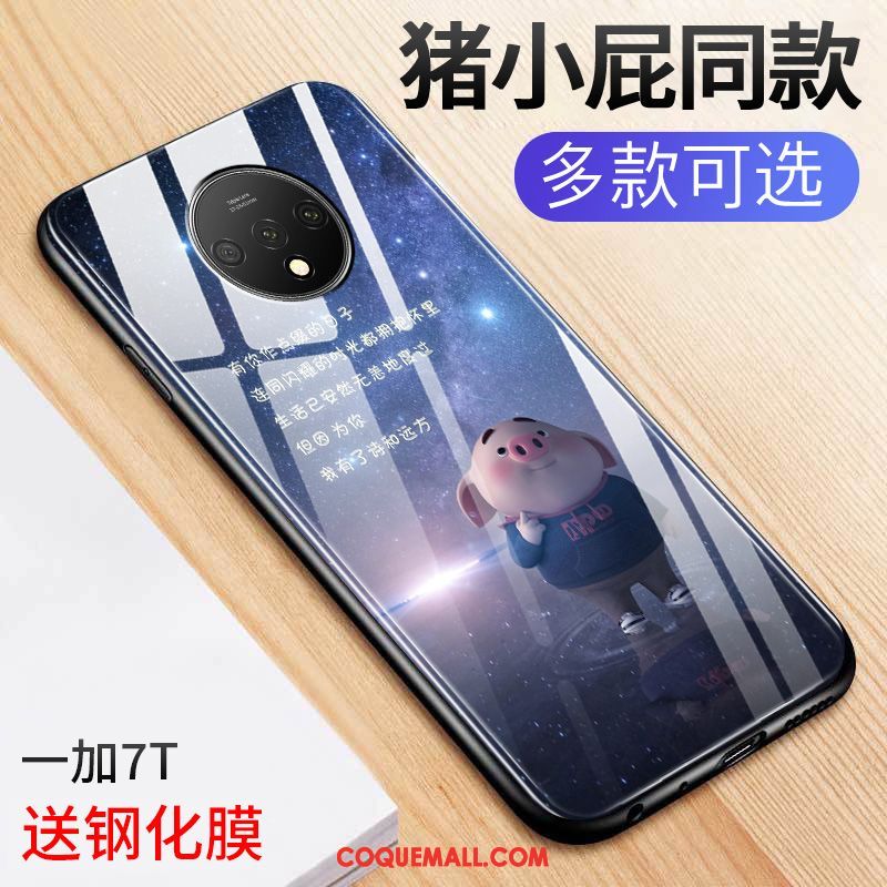 Étui Oneplus 7t Verre Amoureux Charmant, Coque Oneplus 7t Petit Nouveau