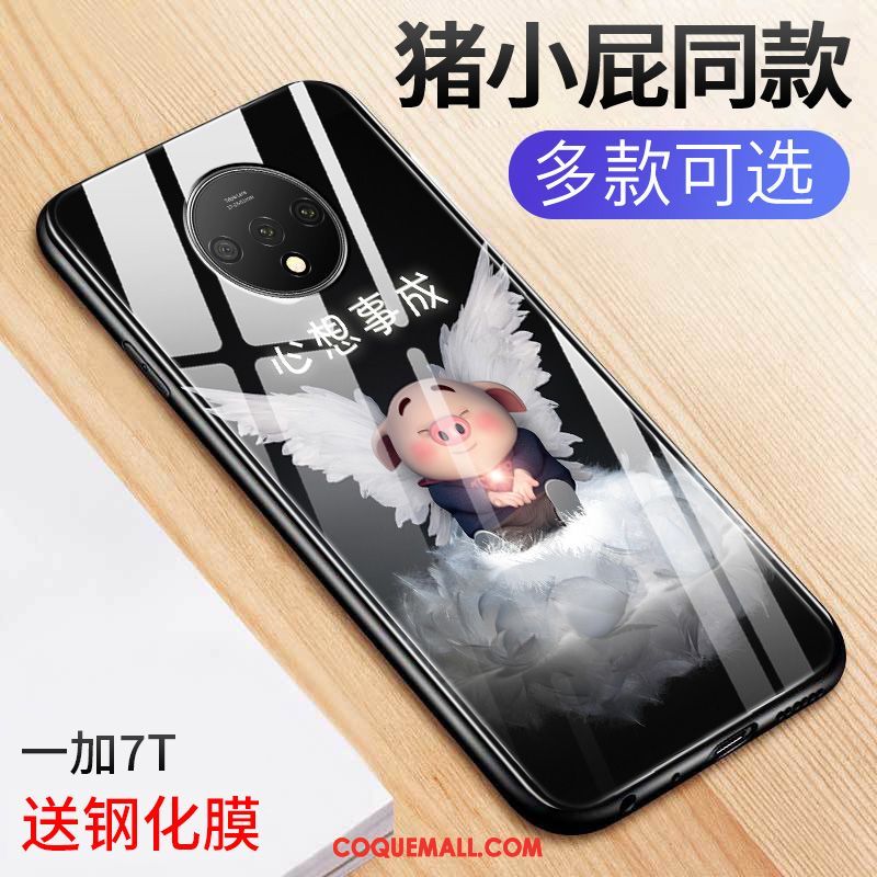 Étui Oneplus 7t Verre Amoureux Charmant, Coque Oneplus 7t Petit Nouveau