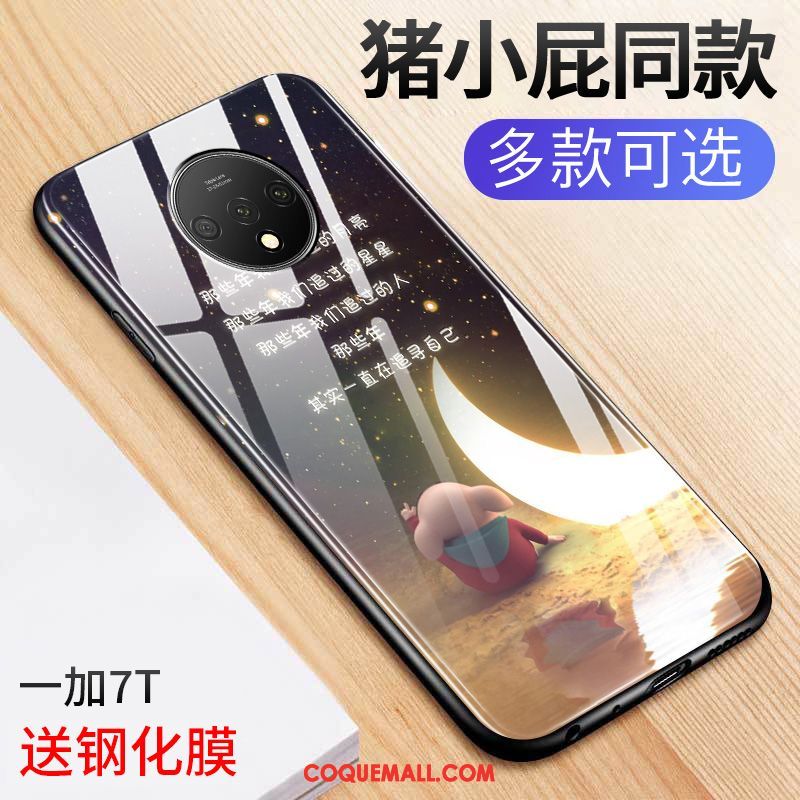 Étui Oneplus 7t Verre Amoureux Charmant, Coque Oneplus 7t Petit Nouveau