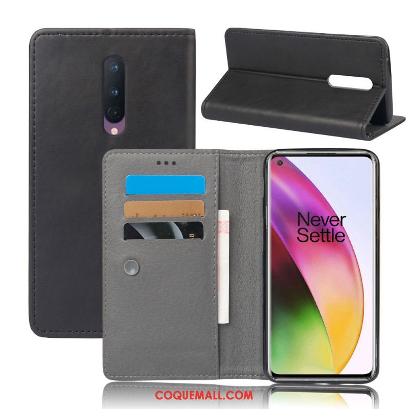 Étui Oneplus 8 Carte Tout Compris Téléphone Portable, Coque Oneplus 8 En Cuir Protection