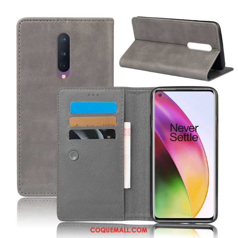 Étui Oneplus 8 Carte Tout Compris Téléphone Portable, Coque Oneplus 8 En Cuir Protection