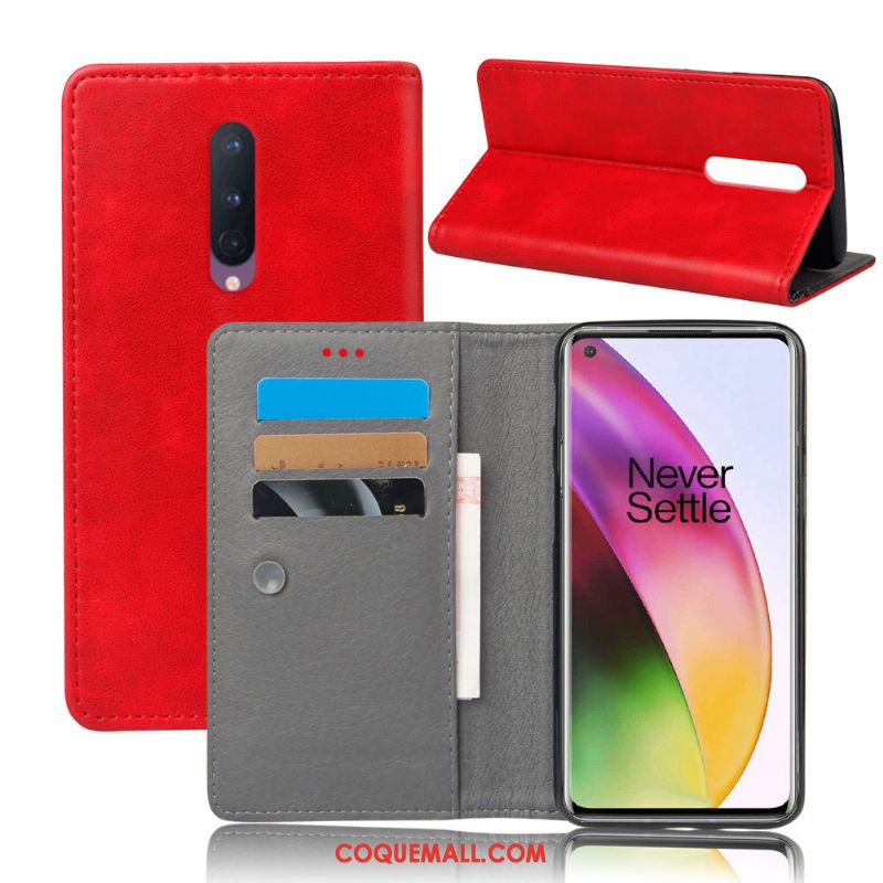 Étui Oneplus 8 Carte Tout Compris Téléphone Portable, Coque Oneplus 8 En Cuir Protection