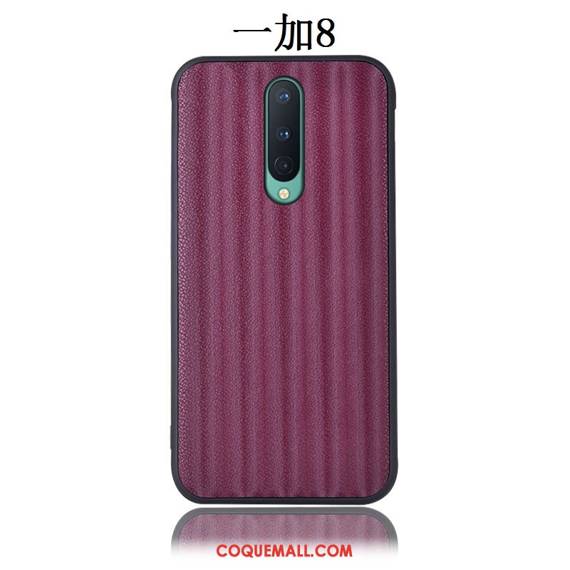 Étui Oneplus 8 En Cuir Dégradé Téléphone Portable, Coque Oneplus 8 Protection Couvercle Arrière Braun