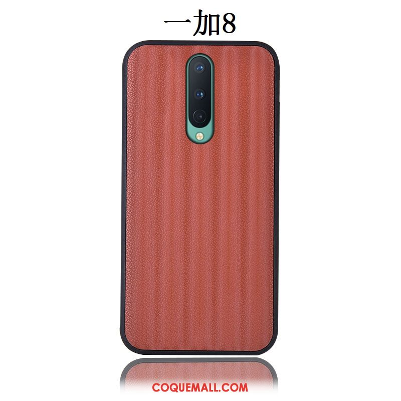 Étui Oneplus 8 En Cuir Dégradé Téléphone Portable, Coque Oneplus 8 Protection Couvercle Arrière Braun