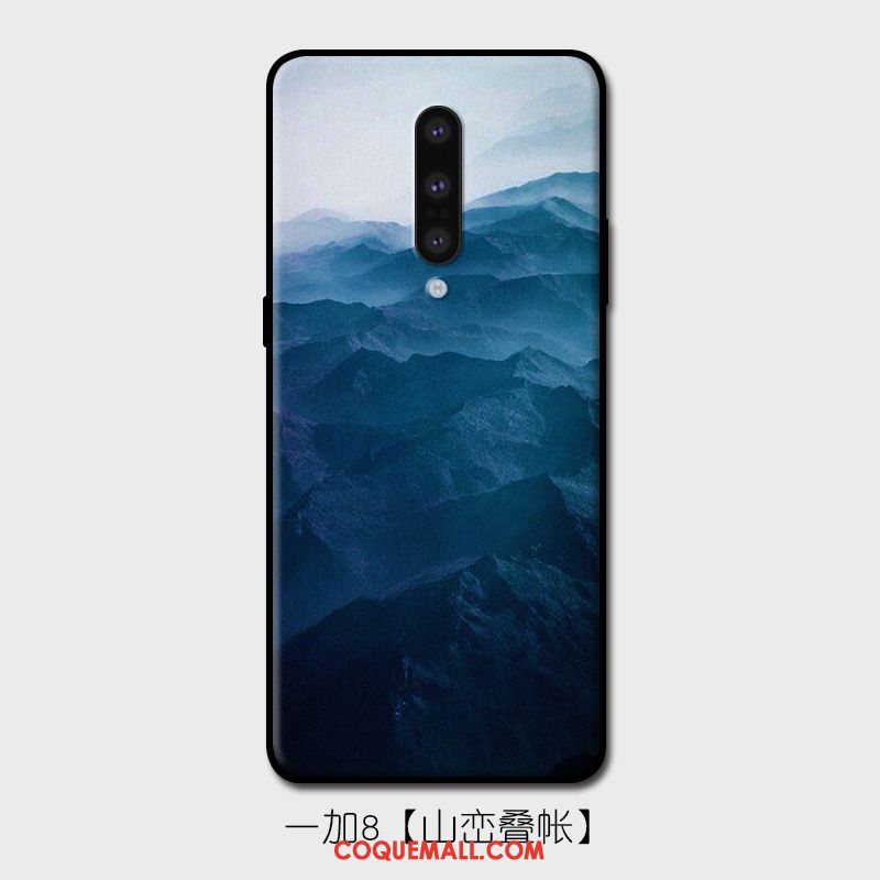 Étui Oneplus 8 Incassable Silicone Fluide Doux, Coque Oneplus 8 Tendance Délavé En Daim