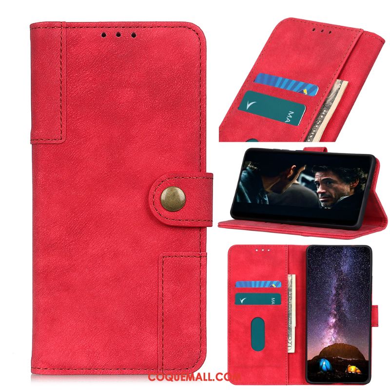 Étui Oneplus 8 Portefeuille Téléphone Portable En Cuir, Coque Oneplus 8 Nouveau Vintage Braun