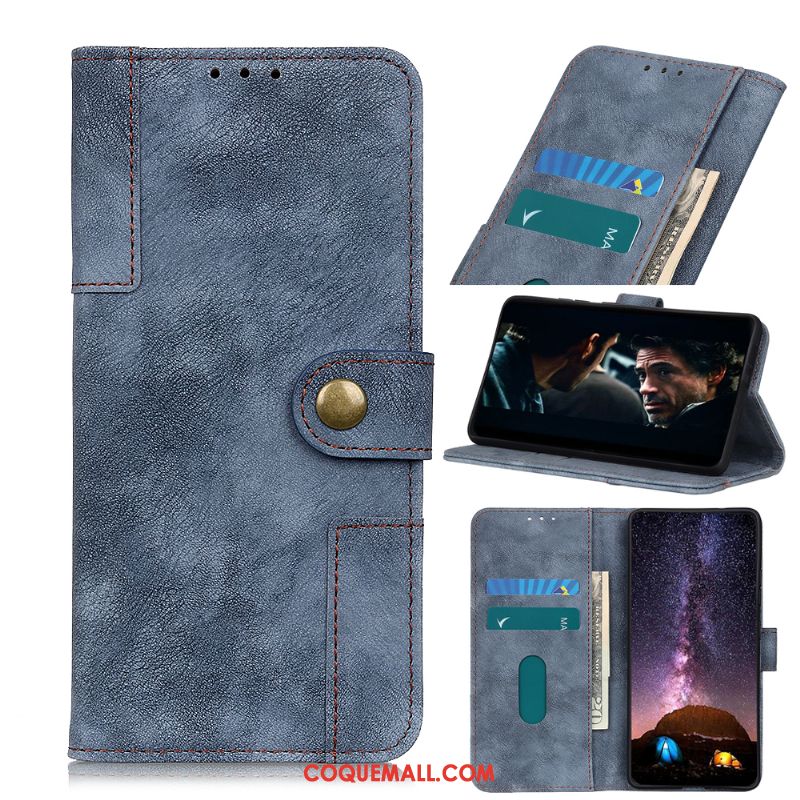 Étui Oneplus 8 Portefeuille Téléphone Portable En Cuir, Coque Oneplus 8 Nouveau Vintage Braun