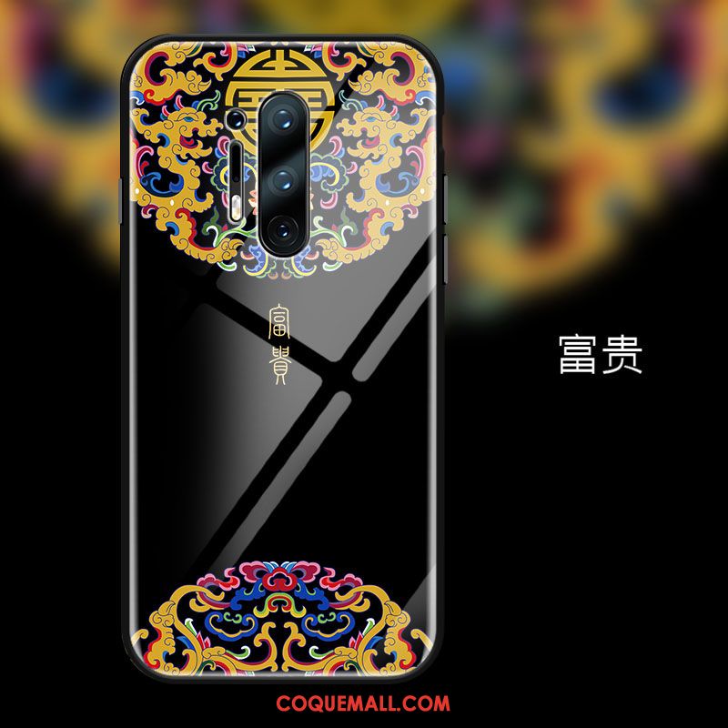 Étui Oneplus 8 Pro Créatif Téléphone Portable Style Chinois, Coque Oneplus 8 Pro Protection Verre