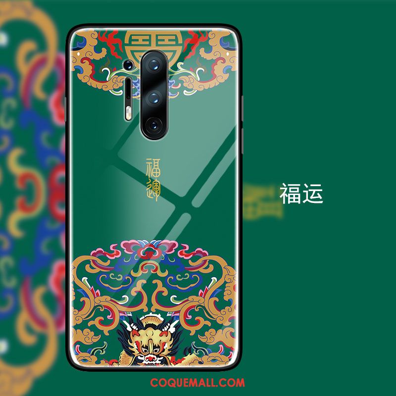 Étui Oneplus 8 Pro Créatif Téléphone Portable Style Chinois, Coque Oneplus 8 Pro Protection Verre