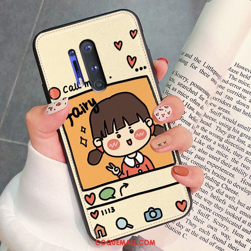 Étui Oneplus 8 Pro Dessin Animé Incassable Frais, Coque Oneplus 8 Pro Petit Cuir