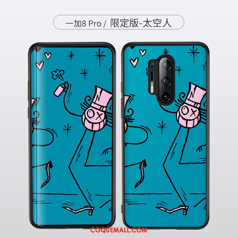 Étui Oneplus 8 Pro Fibre Silicone Fluide Doux, Coque Oneplus 8 Pro Nylon Incassable