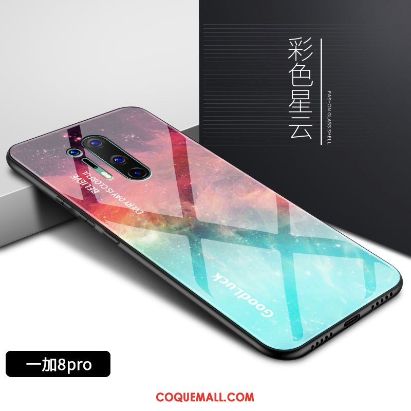 Étui Oneplus 8 Pro Incassable Simple Net Rouge, Coque Oneplus 8 Pro Protection Silicone