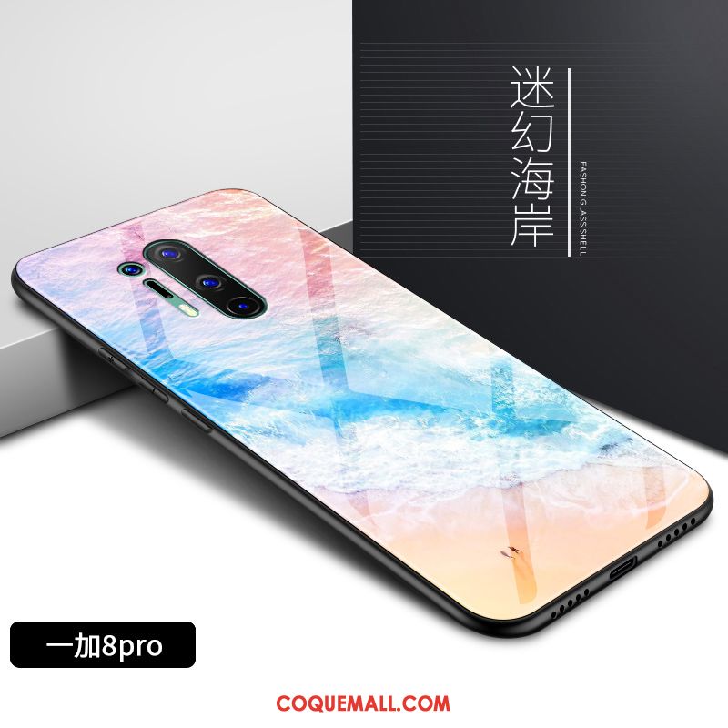 Étui Oneplus 8 Pro Incassable Simple Net Rouge, Coque Oneplus 8 Pro Protection Silicone