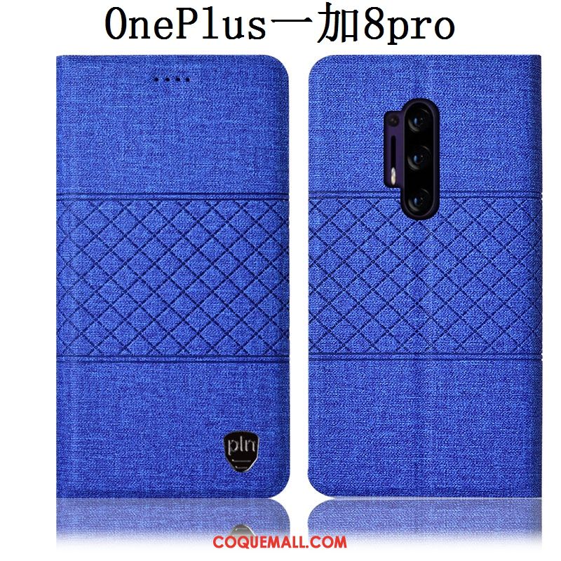 Étui Oneplus 8 Pro Lin Protection Tout Compris, Coque Oneplus 8 Pro Rose Téléphone Portable