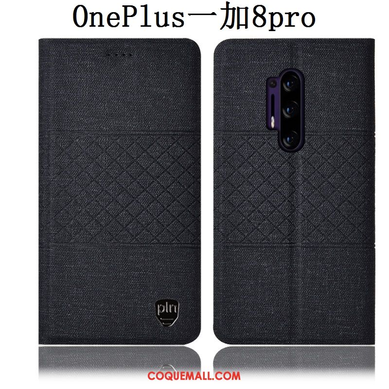 Étui Oneplus 8 Pro Lin Protection Tout Compris, Coque Oneplus 8 Pro Rose Téléphone Portable