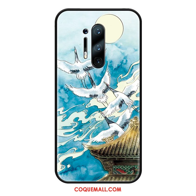 Étui Oneplus 8 Pro Protection Incassable Style Chinois, Coque Oneplus 8 Pro Blanc Téléphone Portable