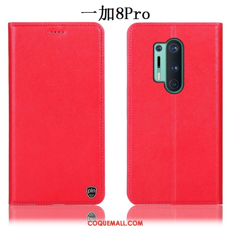 Étui Oneplus 8 Pro Protection Téléphone Portable Tout Compris, Coque Oneplus 8 Pro Rouge Incassable