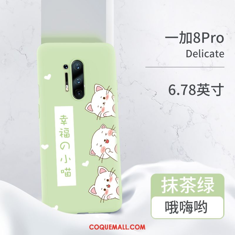 Étui Oneplus 8 Pro Silicone Téléphone Portable Incassable, Coque Oneplus 8 Pro Tout Compris Délavé En Daim