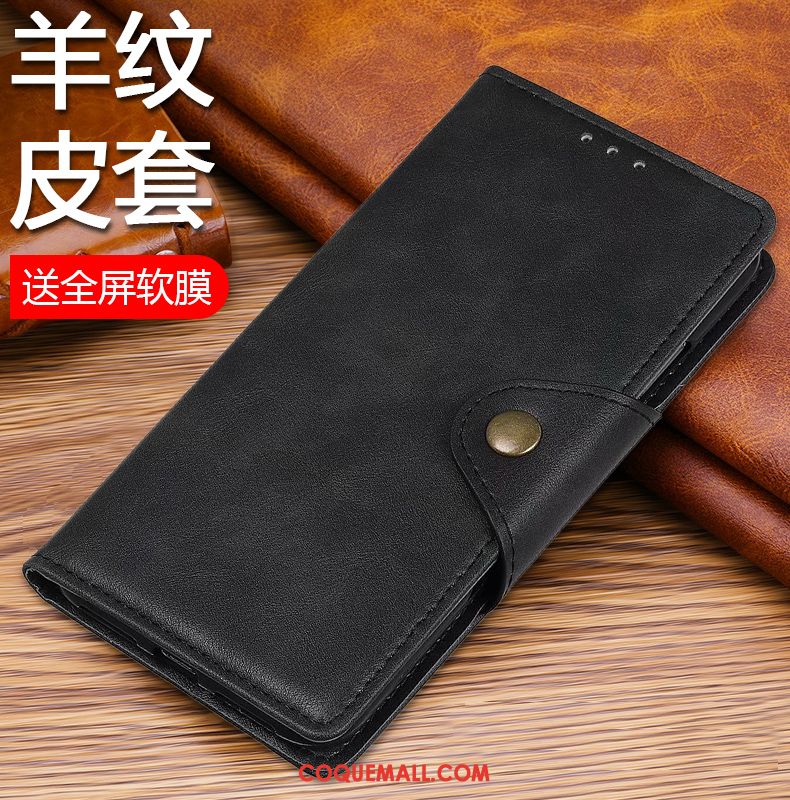 Étui Oneplus 8 Pro Tout Compris En Cuir Noir, Coque Oneplus 8 Pro Tendance Incassable