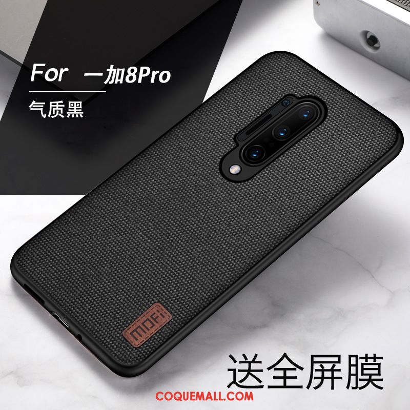 Étui Oneplus 8 Pro Tout Compris Incassable Tendance, Coque Oneplus 8 Pro Magnétisme Noir