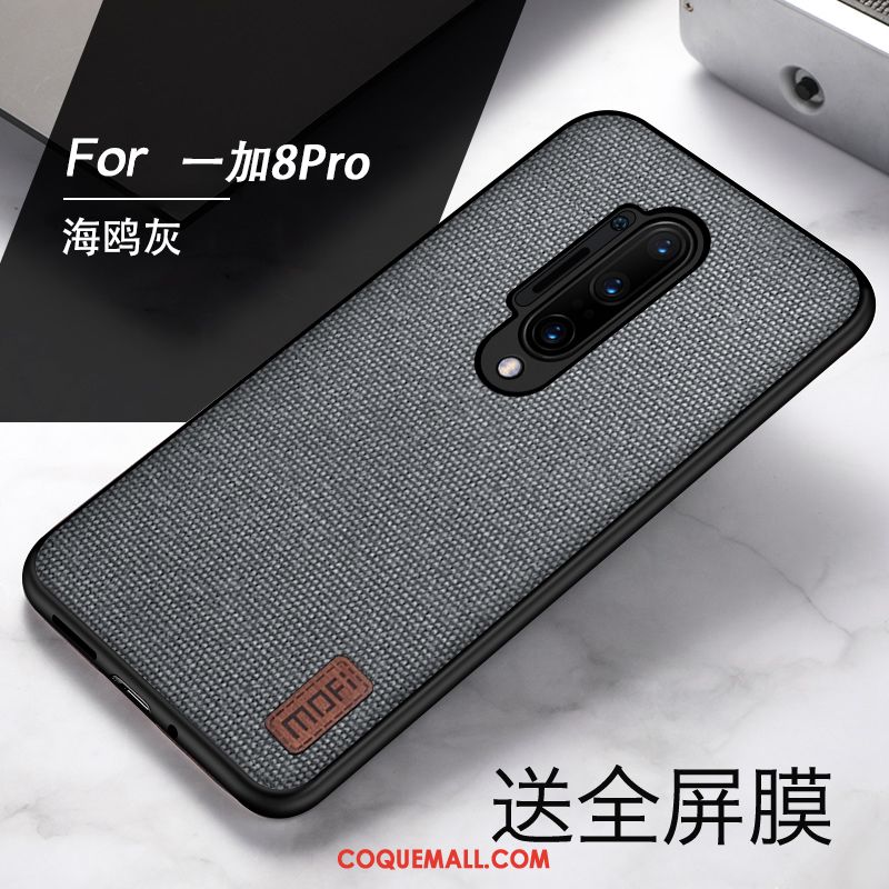 Étui Oneplus 8 Pro Tout Compris Incassable Tendance, Coque Oneplus 8 Pro Magnétisme Noir