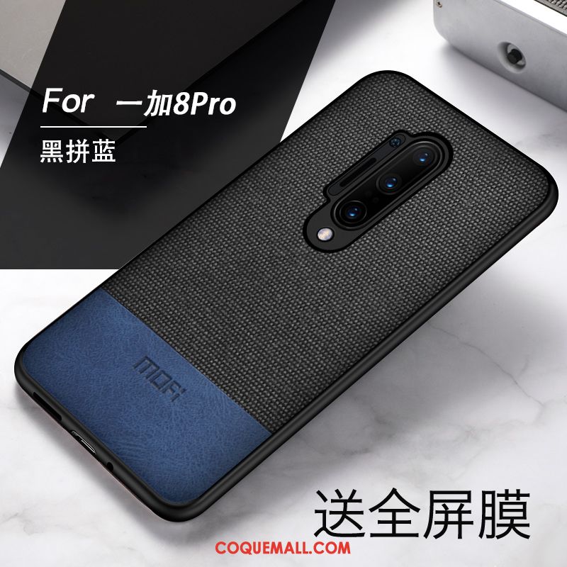 Étui Oneplus 8 Pro Tout Compris Incassable Tendance, Coque Oneplus 8 Pro Magnétisme Noir