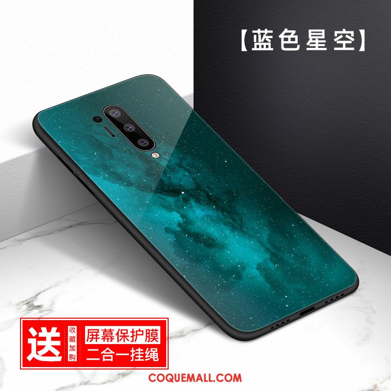 Étui Oneplus 8 Pro Verre Trempé Personnalisé Cœur, Coque Oneplus 8 Pro Personnalité Mode