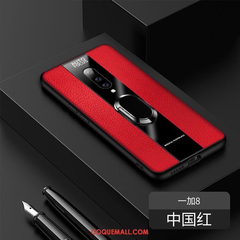 Étui Oneplus 8 Très Mince Cuir Anneau, Coque Oneplus 8 Nouveau Protection