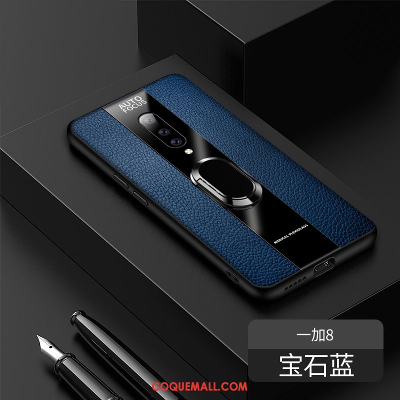 Étui Oneplus 8 Très Mince Cuir Anneau, Coque Oneplus 8 Nouveau Protection