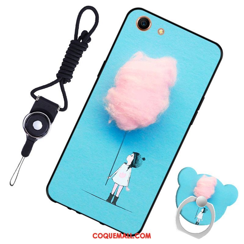 Étui Oppo A3 Bleu Silicone Incassable, Coque Oppo A3 Téléphone Portable Fluide Doux