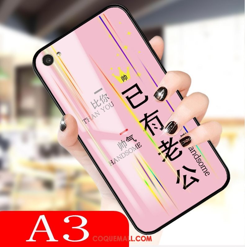 Étui Oppo A3 Charmant Mode Nouveau, Coque Oppo A3 Rose Verre