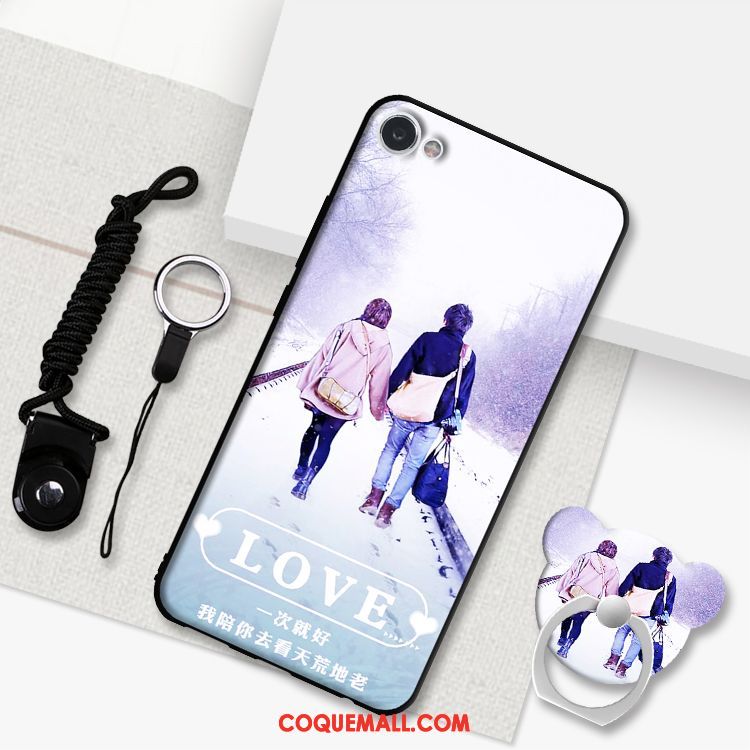 Étui Oppo A3 Dessin Animé Blanc Tendance, Coque Oppo A3 Téléphone Portable Incassable