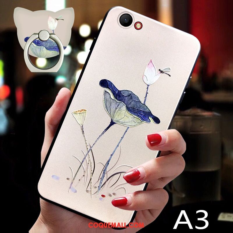 Étui Oppo A3 Personnalité Tendance Bleu, Coque Oppo A3 Incassable Créatif