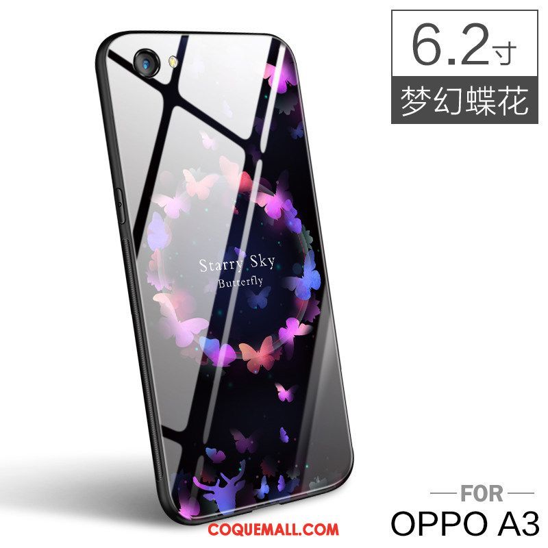 Étui Oppo A3 Personnalité Téléphone Portable Incassable, Coque Oppo A3 Cool Rose