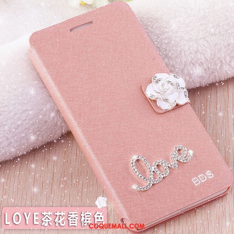 Étui Oppo A3 Protection Téléphone Portable Étui En Cuir, Coque Oppo A3 Ornements Suspendus Rose