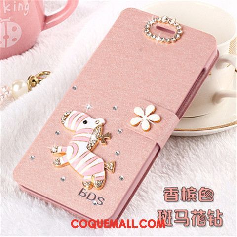 Étui Oppo A3 Protection Téléphone Portable Étui En Cuir, Coque Oppo A3 Ornements Suspendus Rose