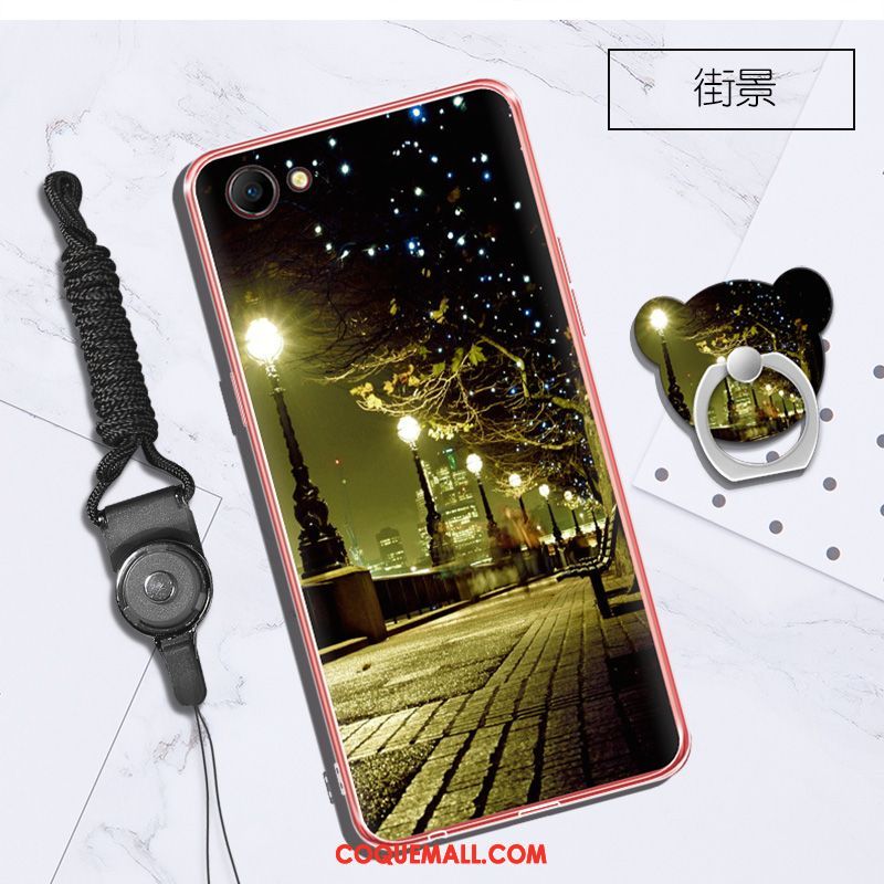 Étui Oppo A3 Rouge Téléphone Portable Protection, Coque Oppo A3 Ornements Suspendus Fluide Doux